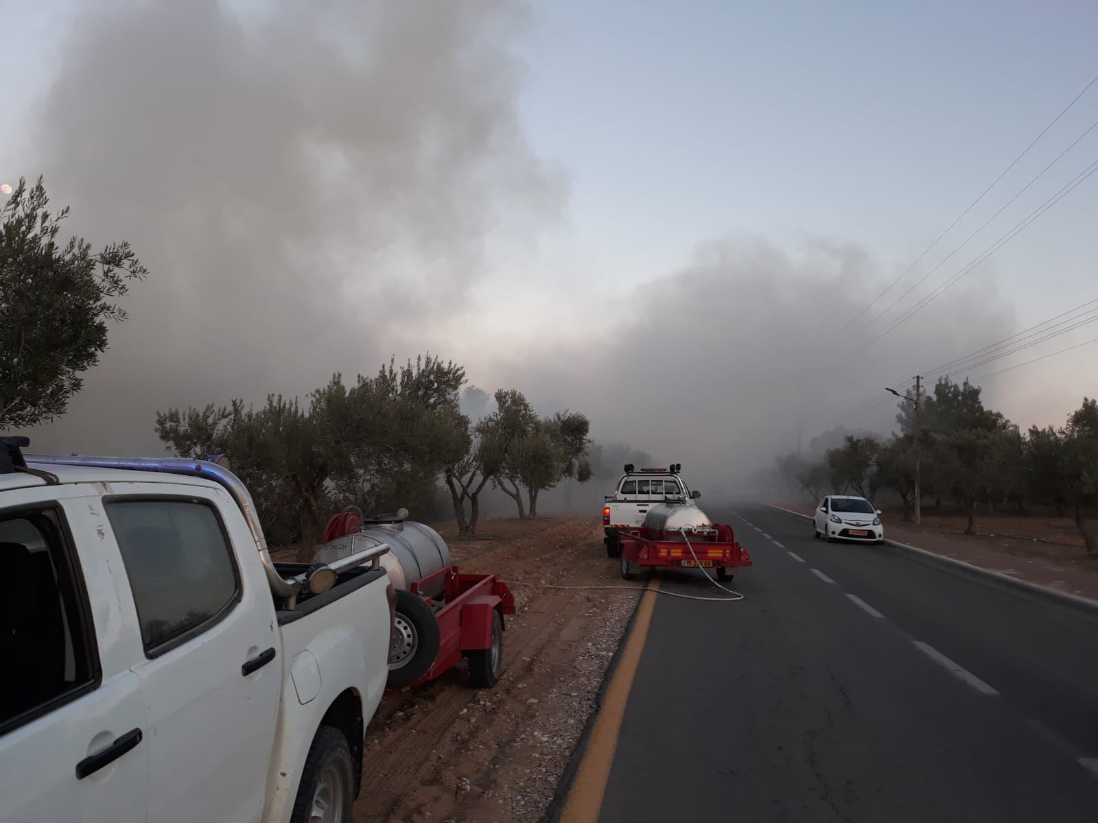 Siden april har brannene herjet i områdene langs Gazastripen. (Foto: Eshkol Security)