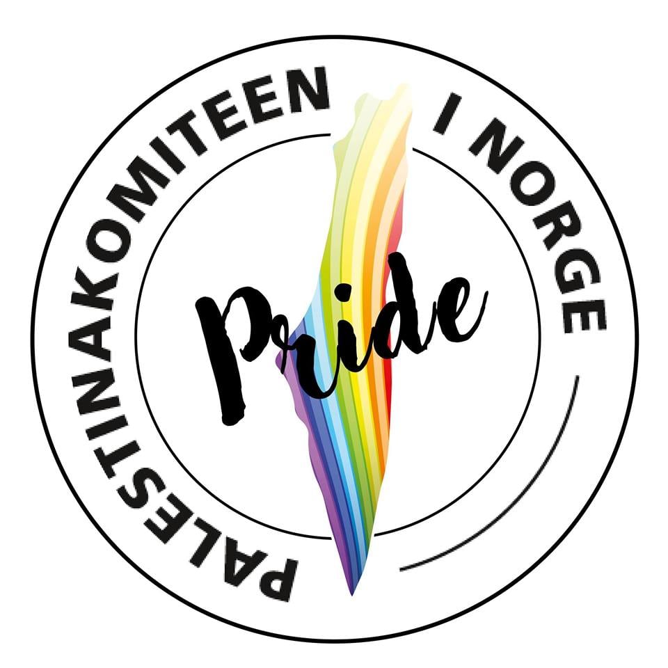 Palestinakomiteen endret også sin logo, som røper deres ambisjoner om å fjerne Israel fra kartet, i forbindelse med Pride.