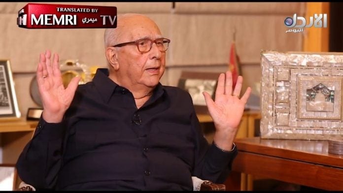 Abdelsalam al-Majali Jordans tidligere statsminister, Abdelsalam al-Majali, sier han ville erobret Haifa hvis militæret var mektig nok. (Foto: Skjermdump YouTube)