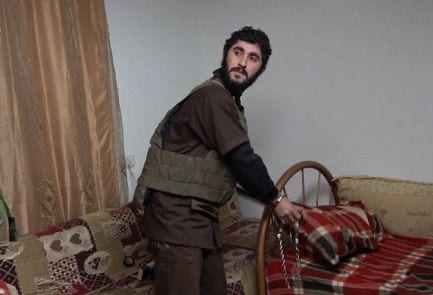 Hamas-terroristen Ayus Rajoub etter at han ble pågrepet av sikkerhetstjenesten. (Foto: Shin Bet)