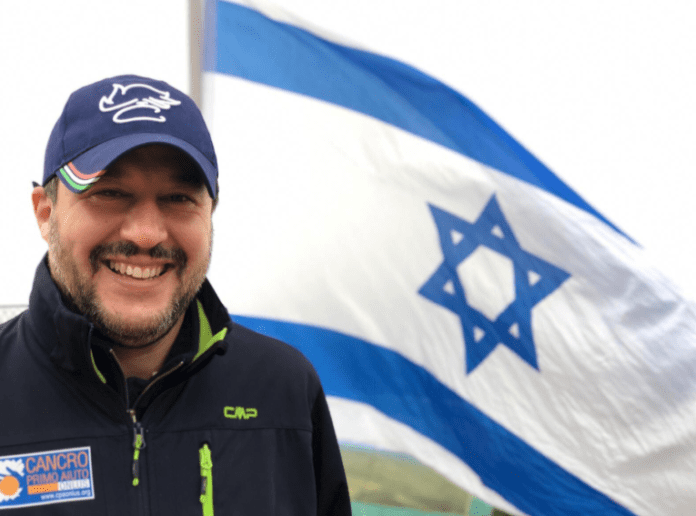 Matteo Salvini Den regjerende italienske visestatsministeren Matteo Salvini mener EU er ubalansert i sin kritikk av Israel. (Foto: Twitter)