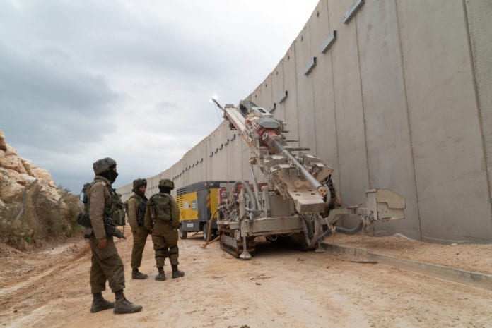 Northern Shield Siden Operation Northern Shield startet har Israel funnet tre tunneler som går fra Libanon og inn i Israel. (Foto: IDF)