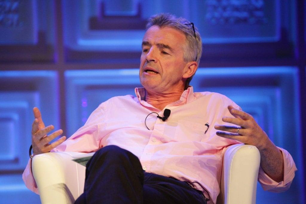 Ryanair-sjef Michael O'Leary har stor tro på Israel som feriedestinasjon. (Foto: WTTC Global Summit 2015)