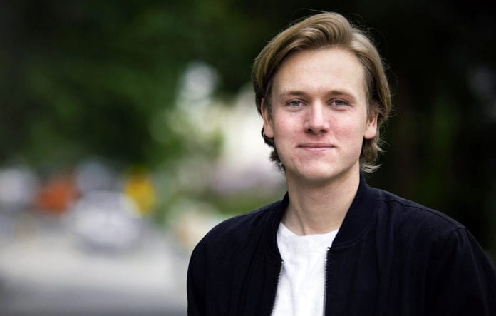 Sondre Hansmark, leder i Unge Venstre, synes det er veldig viktig at Norge anerkjenner en palestinsk stat. (Foto: Unge Venstre) Sondre Hansmark, leder i Unge Venstre, synes det er veldig viktig at Norge anerkjenner en palestinsk stat. (Foto: Unge Venstre)