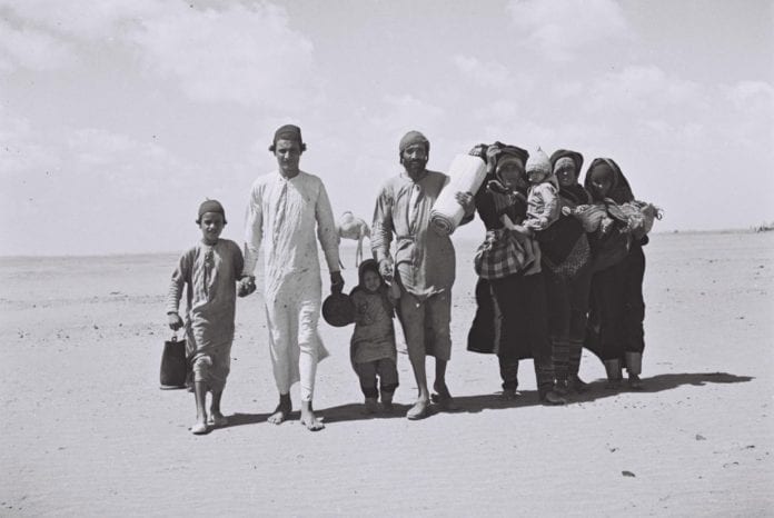 Yemenites_go_to_Aden Jemenittiske jøder på flukt fra Jemen. De fleste flyktningene endte opp i Israel. (Foto: Israeli National Photo Archive)