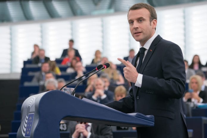 Macron Den franske presidenten Emmanuel Macron er sjokkert over antisemittismen i landet sitt. Nå tar han grep. (Foto: EU-parlamentet)