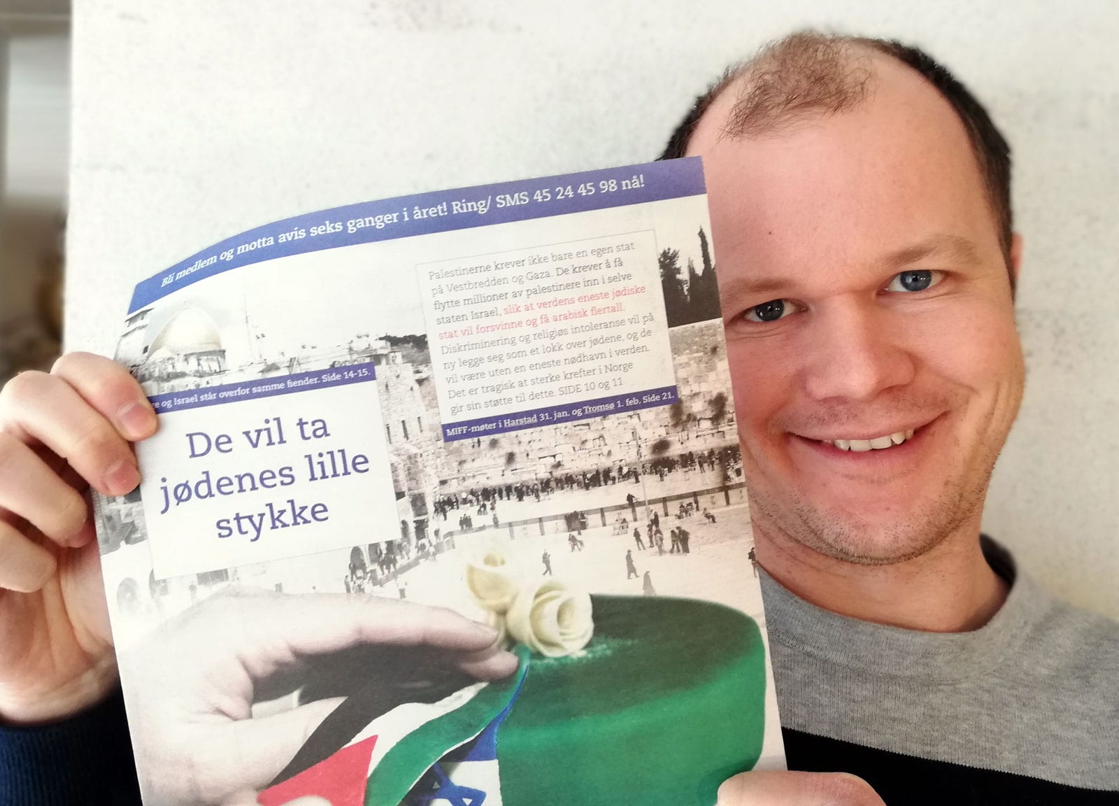 Årsmøte og foredrag av Conrad Myrland i MIFF Vestfold: Hvordan jødene ble fordrevet fra arabiske land