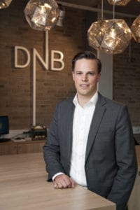 Informasjonsdirektør i DNB, Even Westerweld, avviser at de boikotter Israel. (Foto: DNB)