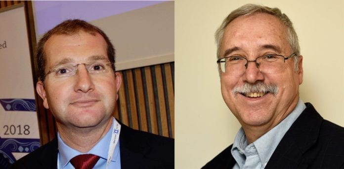 NGO Monitor Shaun Sacks og Gerald Steinberg fra NGO Monitor