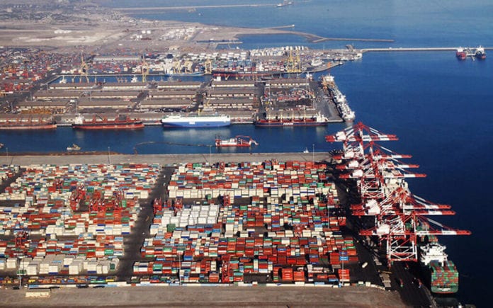 The-Shahid-Rajaee-port-facility-in-the-Iranian-coastal-city-of-Bandar-Abbas-Iran-Ports-and-Maritime-Organization-1024x640
