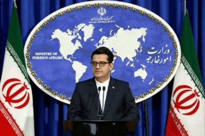 Iran1 Talsmann for det iranske utenriksdepartementet Seyed Abbas Mousavi har advart om en voldsom iransk reaksjon på en eksplosjon ved atomanlegget i Natanz. (Foto: @Allio_De_Corato)