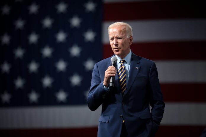 Joe Biden USA flagg