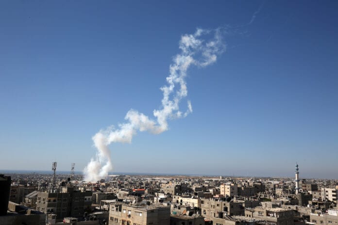 Rakettangrep mot Israel