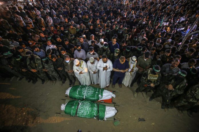 Begravelse av Hamas-medlemmer